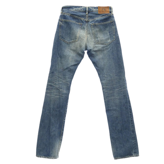 HYSTERIC GLAMOUR ヒステリックグラマー 24SS 0241AP10 RSM加工 スタッズ ボタンフライ スリムストレート ジーンズ デニムパンツ インディゴブルー系 28【中古】