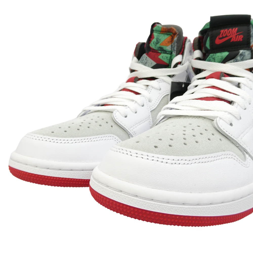 NIKE AIR JORDAN ナイキ ジョーダン CT0978-100 Air Jordan 1 High Zoom CMFT Hare AJ1 エアジョーダン1 ハイ ズーム ヘア スニーカー マルチカラー系 26.5cm【極上美品】【中古】
