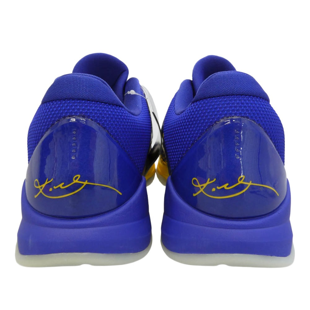 NIKE ナイキ CD4991-400 Kobe 5 Protro 5 Rings コービー5 プロトロ 5 リングス スニーカー パープル系 イエロー系 27cm【極上美品】【中古】