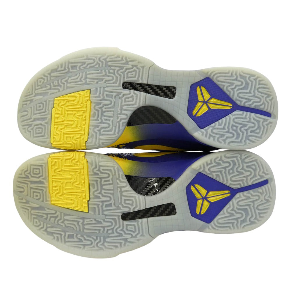 NIKE ナイキ CD4991-400 Kobe 5 Protro 5 Rings コービー5 プロトロ 5 リングス スニーカー パープル系 イエロー系 27cm【極上美品】【中古】