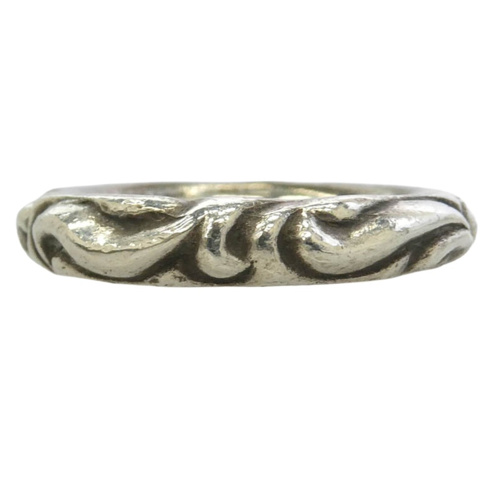 CHROME HEARTS クロムハーツ（原本無） SCRL BAND スクロールバンド リング シルバー系 約16号【中古】