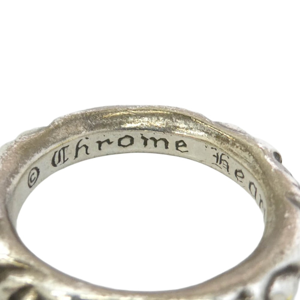 CHROME HEARTS クロムハーツ（原本無） SCRL BAND スクロールバンド リング シルバー系 約16号【中古】