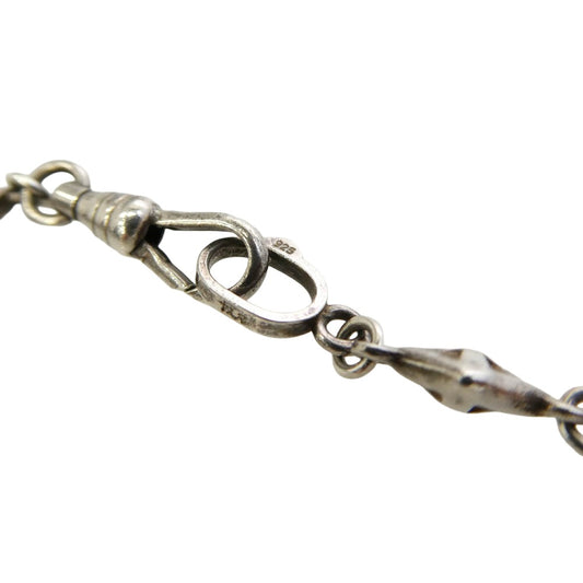 Loree Rodkin ローリーロドキン ダイヤモンドシェイプ クロス オープン ソリッド リンク チェーン シルバー系【中古】