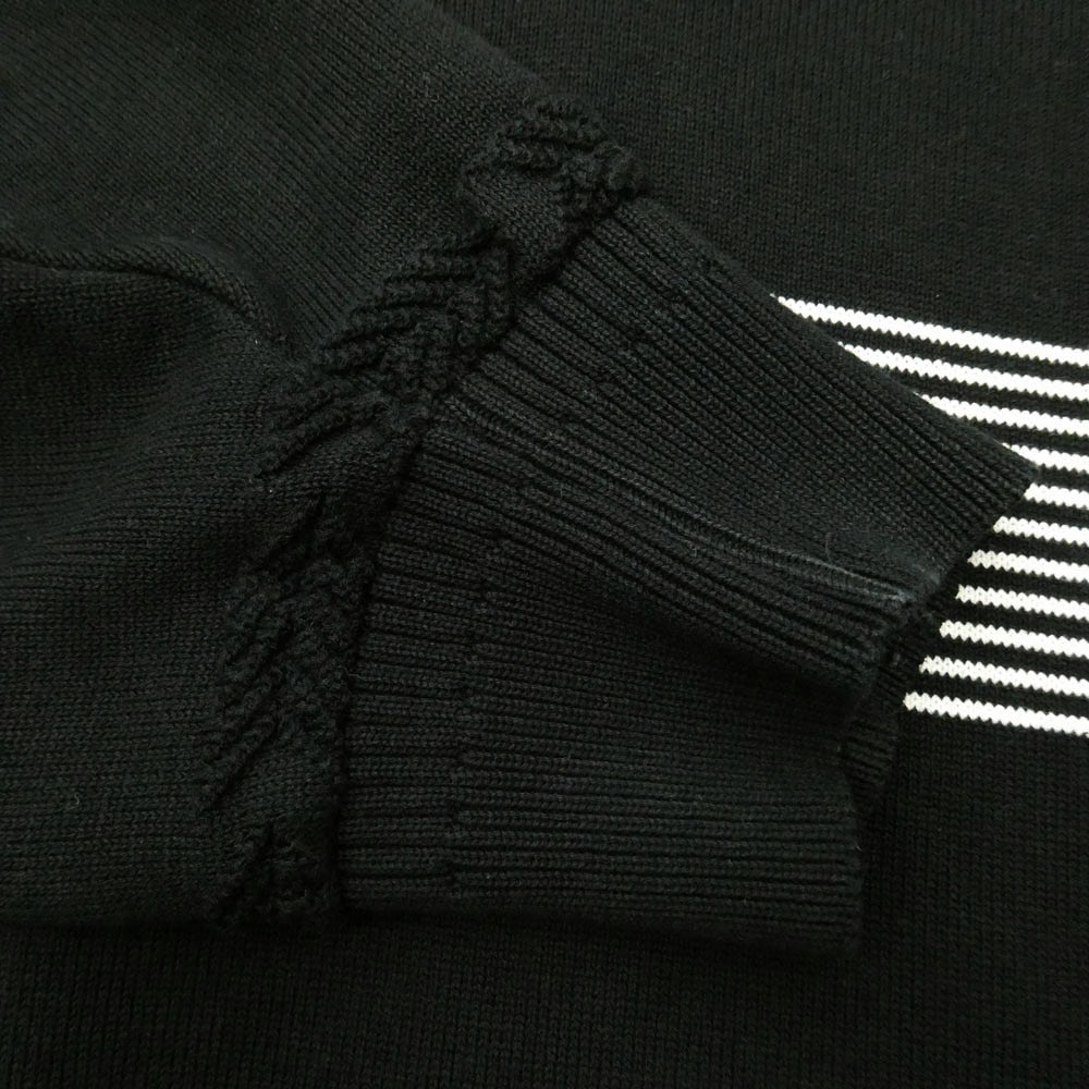 ヤシキ 25SS YSK-25SS-KN06 Sazanami Skipper Knit サザナミ スキッパー 長袖 ニット ブラック系 2【中古】