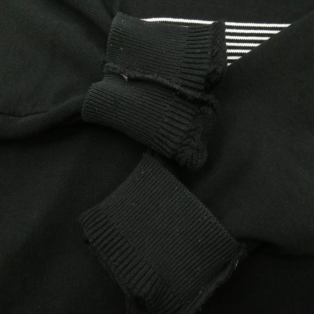 ヤシキ 25SS YSK-25SS-KN06 Sazanami Skipper Knit サザナミ スキッパー 長袖 ニット ブラック系 2【中古】