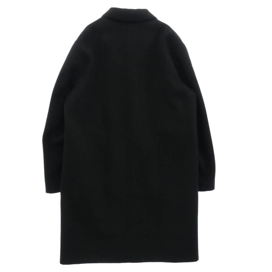 ACNE STUDIOS アクネストゥディオズ 24AW FN-MN-OUTW000910 ウール シングルブレスト チェスター コート ブラック系 48【中古】