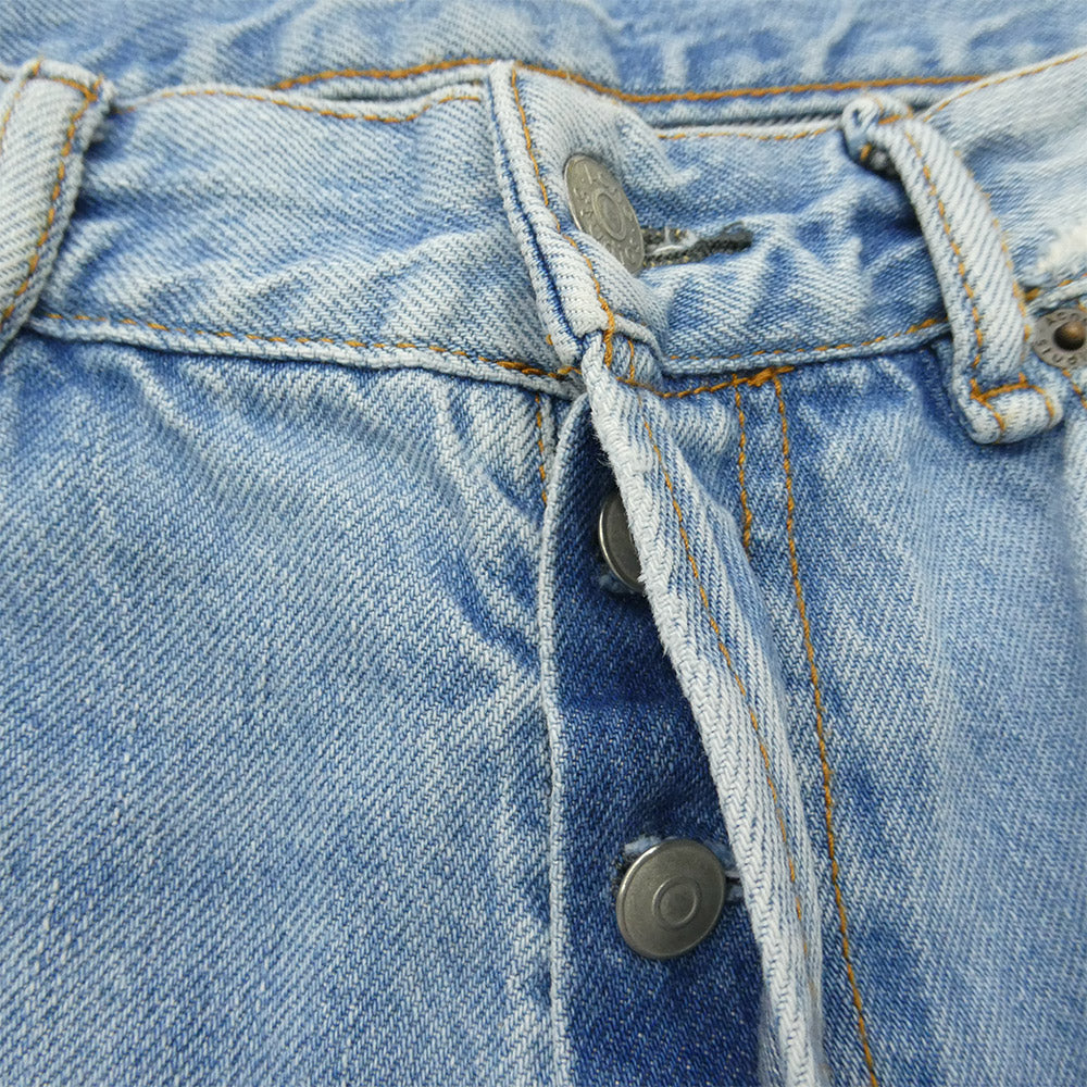 ACNE STUDIOS アクネストゥディオズ 2021M Light Blue Vintage ルーズフィット ボタンフライ ジーンズ デニムパンツ インディゴブルー系 32/32【中古】