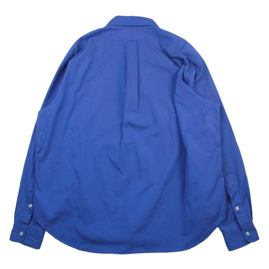 RALPH LAUREN ラルフローレン BLAKE ボタンダウン 長袖 シャツ ブルー系 L【中古】