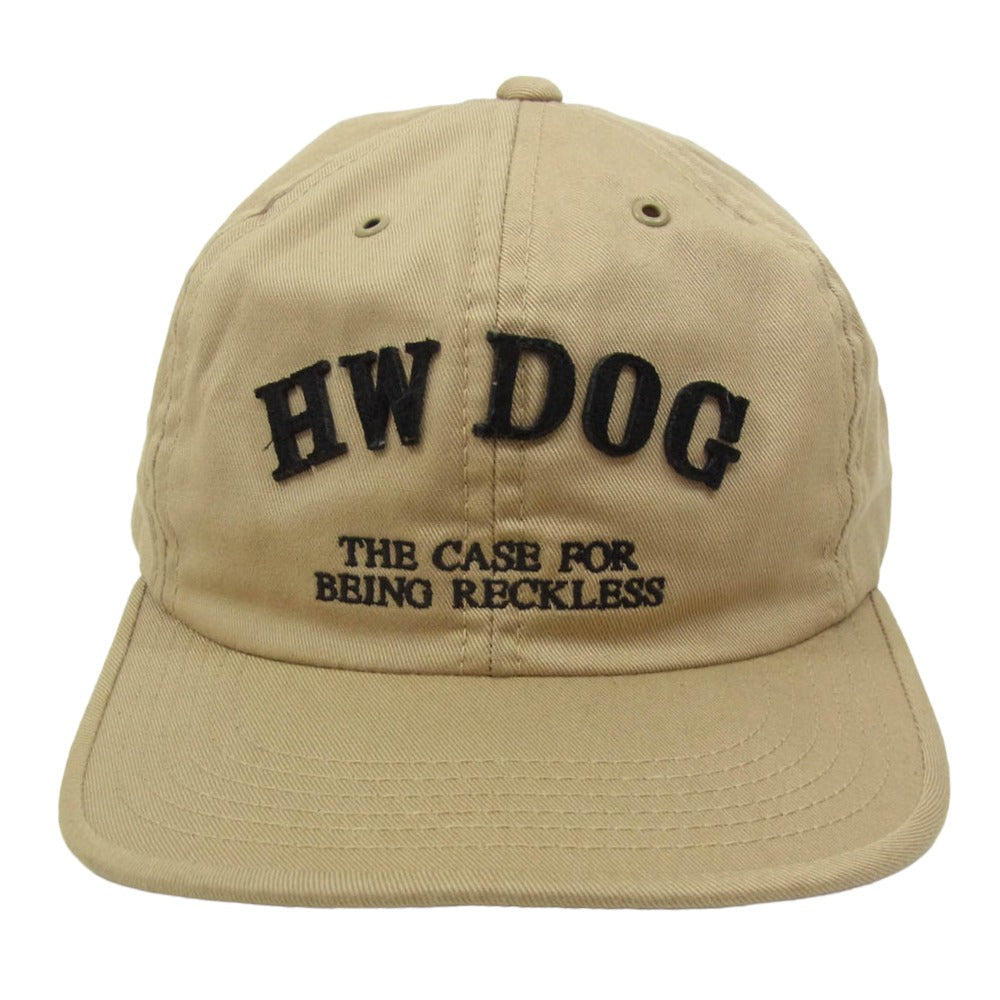 エイチダブリュードッグアンドコー D-00541 MS HWDOG CAP ドッグ キャップ ベージュ系【美品】【中古】