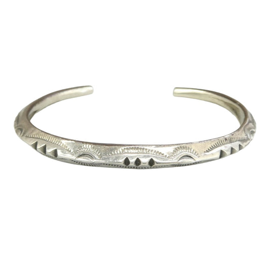 LARRY SMITH ラリースミス ギャランティカード付属 THIN TRIANGLE BRACELET ブレスレット バングル シルバー系【中古】
