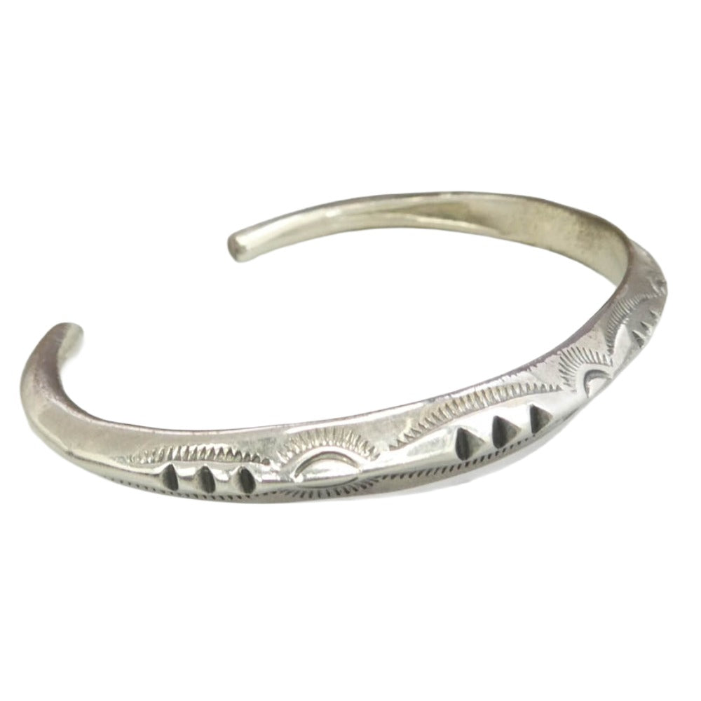 LARRY SMITH ラリースミス ギャランティカード付属 THIN TRIANGLE BRACELET ブレスレット バングル シルバー系【中古】