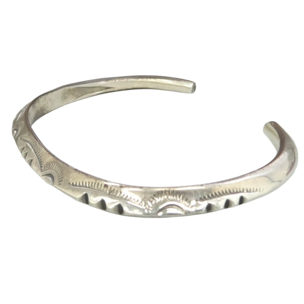 LARRY SMITH ラリースミス ギャランティカード付属 THIN TRIANGLE BRACELET ブレスレット バングル シルバー系【中古】