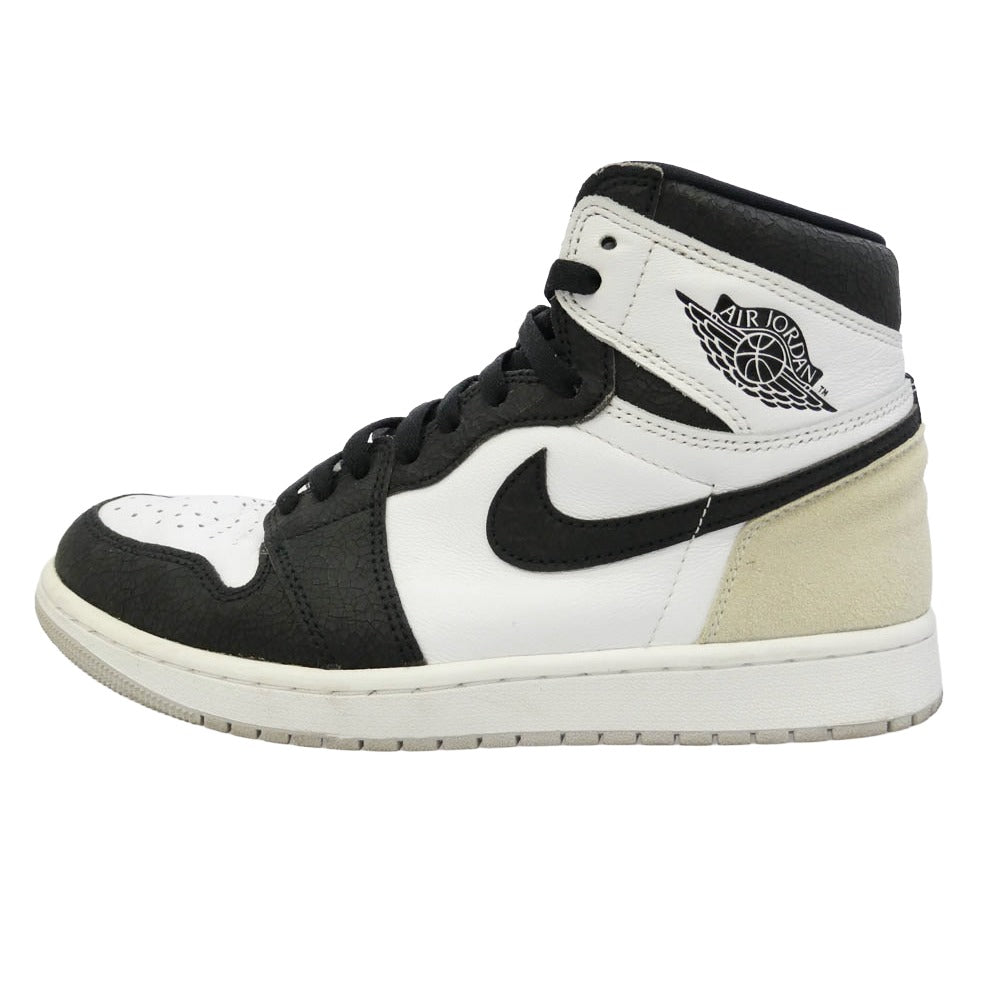 NIKE ナイキ 555088-108 Air Jordan 1 High OG Bleached Coral エアジョーダン1 ハイ OG ブリーチド コーラル ハイカットスニーカー ホワイト系 ブラック系 27.5cm【中古】