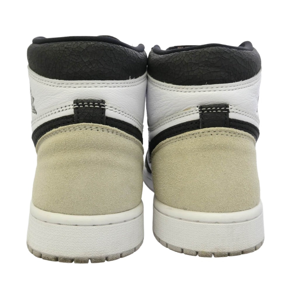 NIKE ナイキ 555088-108 Air Jordan 1 High OG Bleached Coral エアジョーダン1 ハイ OG ブリーチド コーラル ハイカットスニーカー ホワイト系 ブラック系 27.5cm【中古】