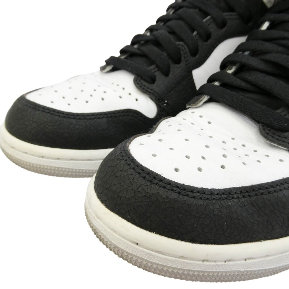 NIKE ナイキ 555088-108 Air Jordan 1 High OG Bleached Coral エアジョーダン1 ハイ OG ブリーチド コーラル ハイカットスニーカー ホワイト系 ブラック系 27.5cm【中古】
