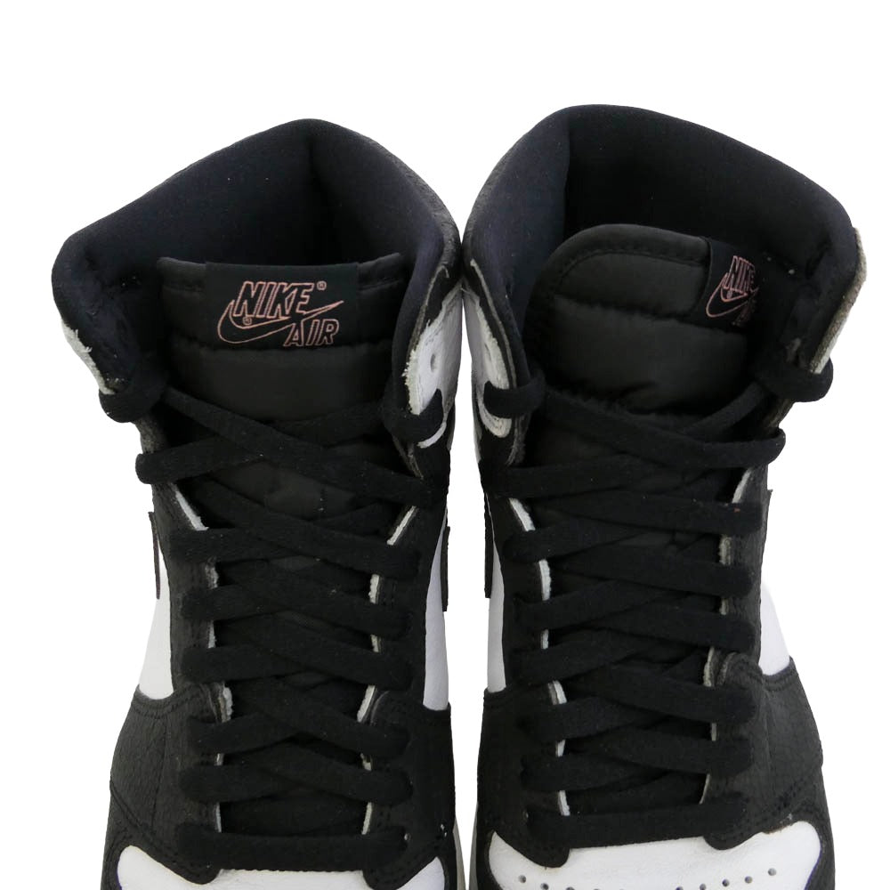 NIKE ナイキ 555088-108 Air Jordan 1 High OG Bleached Coral エアジョーダン1 ハイ OG ブリーチド コーラル ハイカットスニーカー ホワイト系 ブラック系 27.5cm【中古】