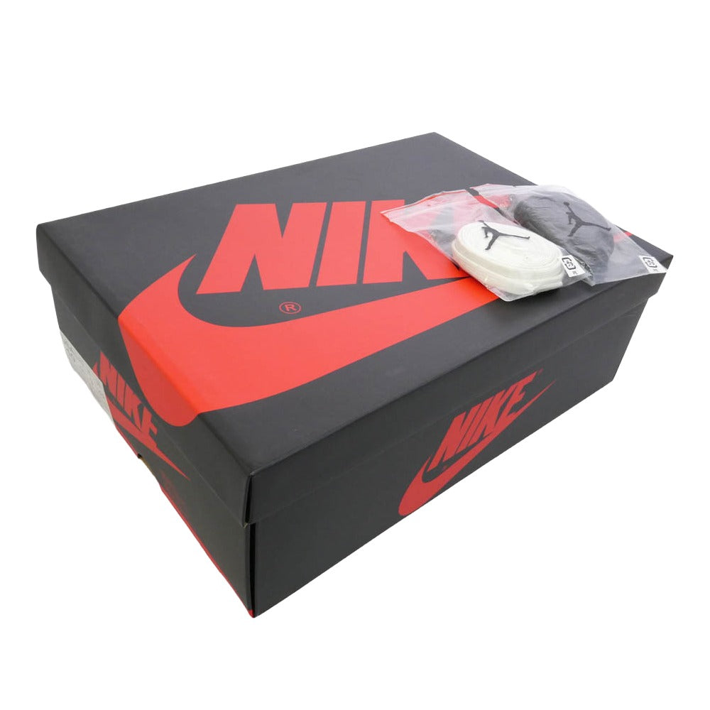 NIKE ナイキ 555088-160 Air Jordan 1 Retro High OG Sail University Red エアジョーダン1 レトロ ハイ OG セイル ユニバーシティレッド ハイカットスニーカー ホワイト系 レッド系 28cm【中古】