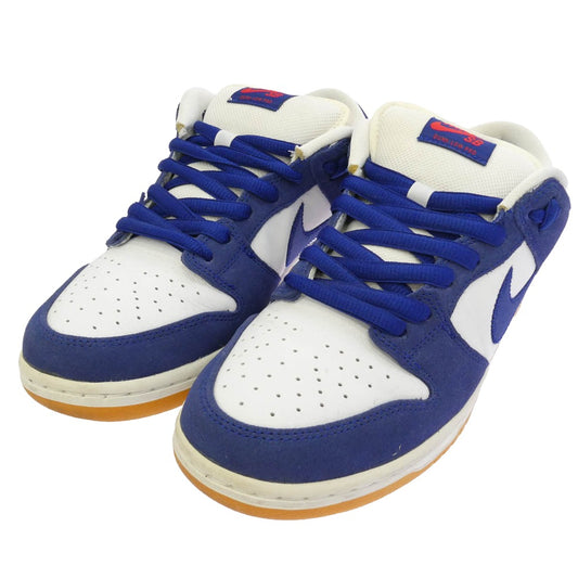NIKE ナイキ DO9395-400 SB Dunk Low Los Angeles Dodgers Deep Royal Blue SB ダンク ロー ロサンゼルス ドジャース ディープ ロイヤル ブルー ローカットスニーカー ホワイト系 ネイビー系 27.5cm【中古】