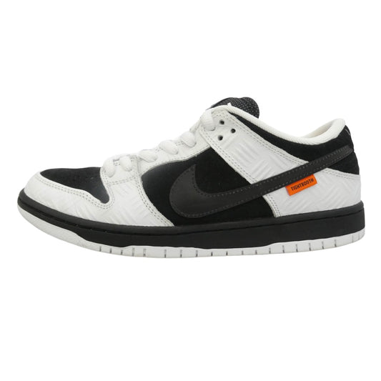 NIKE ナイキ FD2629-100 × TIGHTBOOTH SB Dunk Low Pro QS Black and White タイトブース SB ダンク ロー プロ QS ブラック アンド ホワイト ローカットスニーカー ブラック系 ホワイト系 27.5cm【中古】