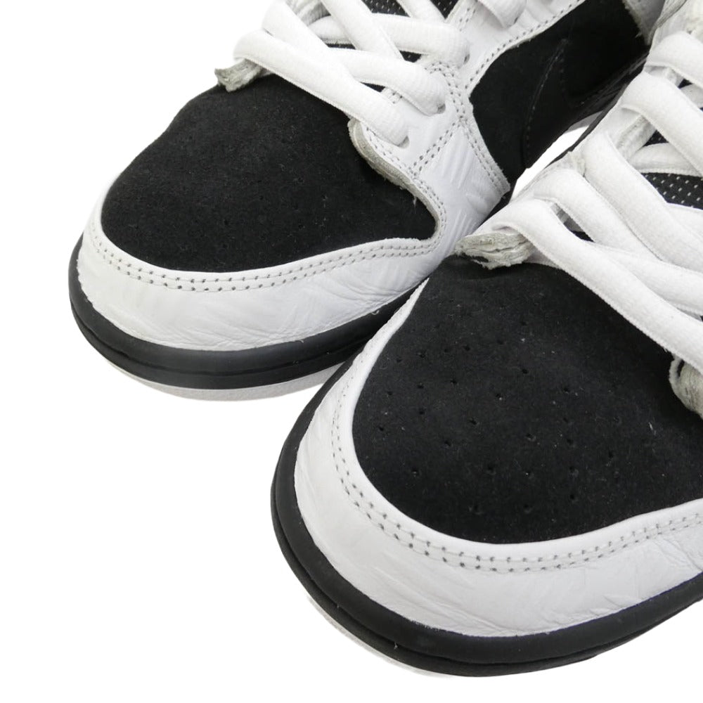 NIKE ナイキ FD2629-100 × TIGHTBOOTH SB Dunk Low Pro QS Black and White タイトブース SB ダンク ロー プロ QS ブラック アンド ホワイト ローカットスニーカー ブラック系 ホワイト系 27.5cm【中古】