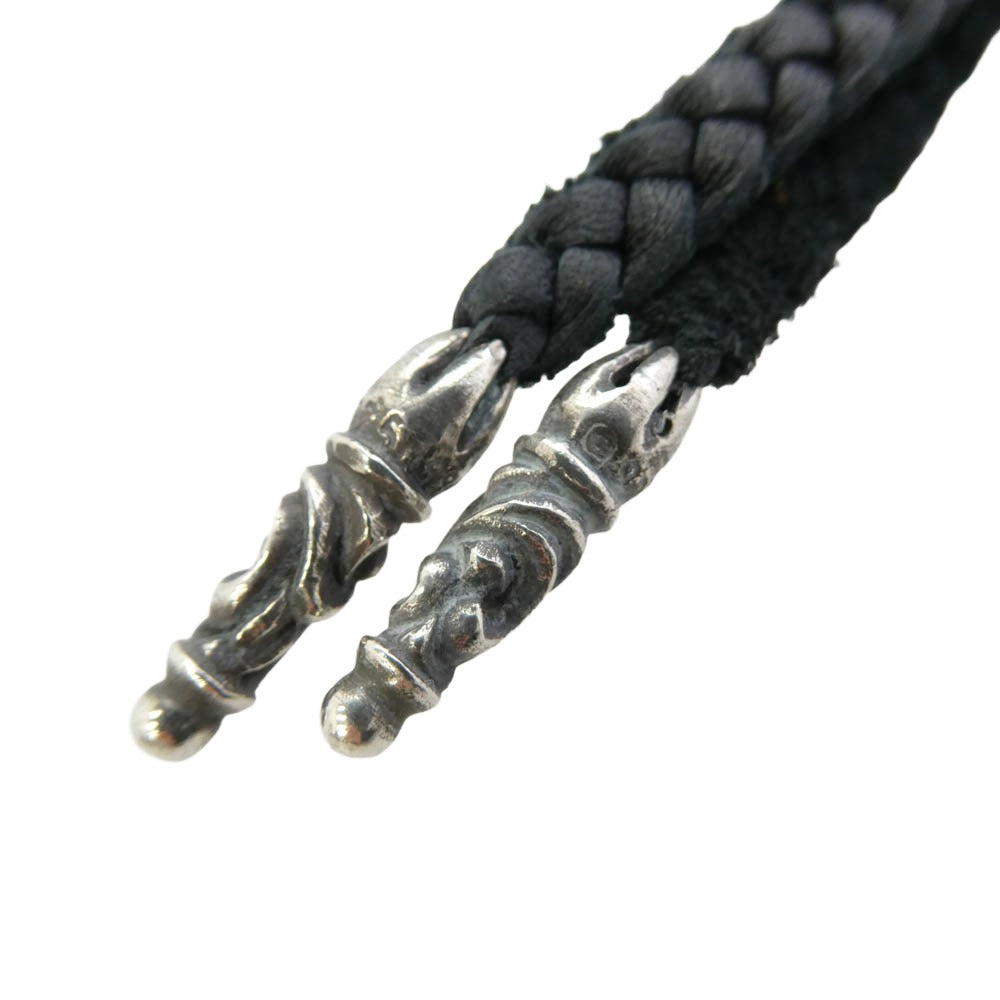 CHROME HEARTS クロムハーツ（原本無） LEATHER BRAID スクロール