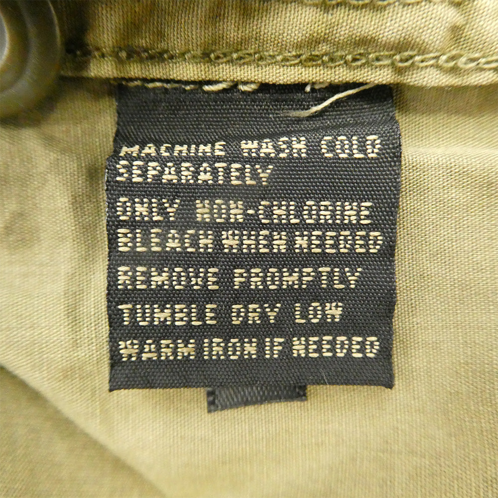 RRL ダブルアールエル USED加工 レギュラーカラー 長袖 シャツ カーキ系 M【中古】