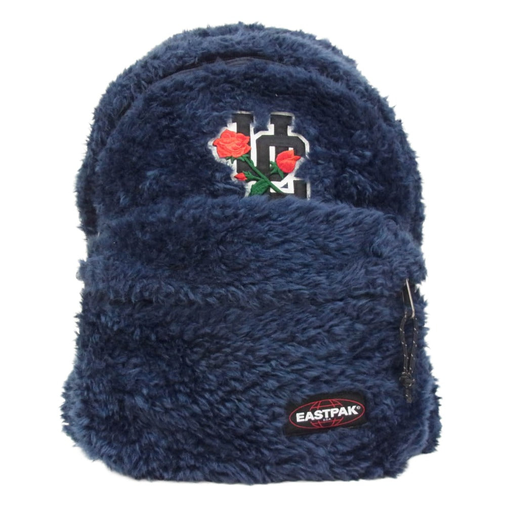 UNDERCOVER アンダーカバー EASTPAK イーストパック フェイクファー パデッドパッカー バックパック リュック ネイビー系【中古】