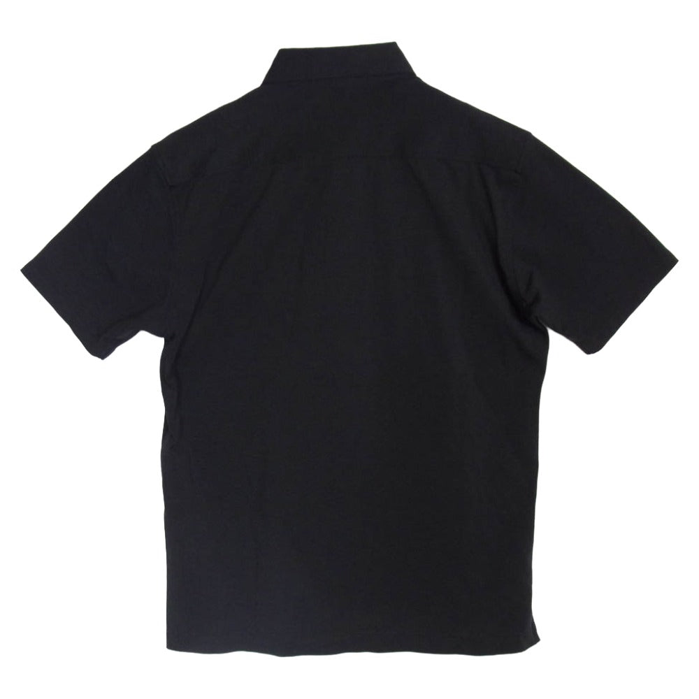 LACOSTE ラコステ PH063LJ-99 Polo Shirt ボタンダウン ピケ 鹿の子 ポロシャツ ブラック ブラック系 3【中古】