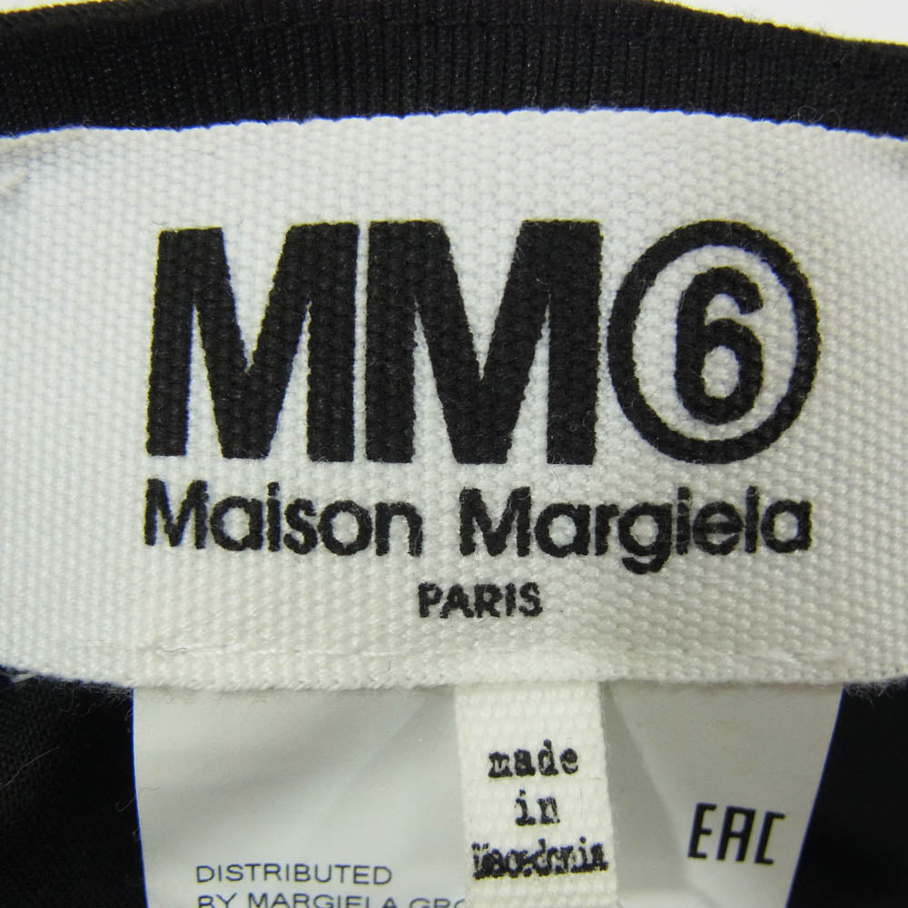 MAISON MARGIELA メゾンマルジェラ 20SS S32TC0102 MM6 エムエムシックス 刺繡 キャップ ブラック系【中古】