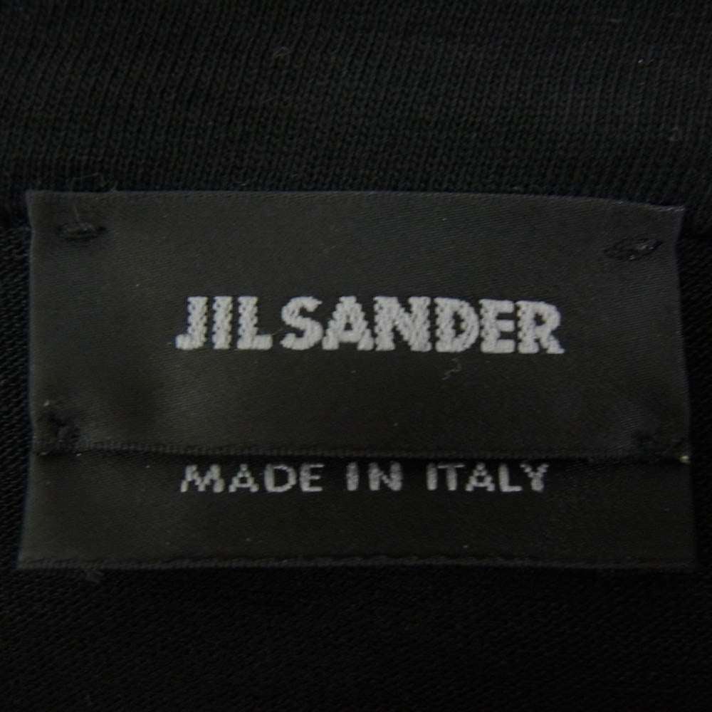 JIL SANDER ジルサンダー JSML707016ML24780872 コットン カーディガン カットソー バンドカラー ブラック系 L【中古】
