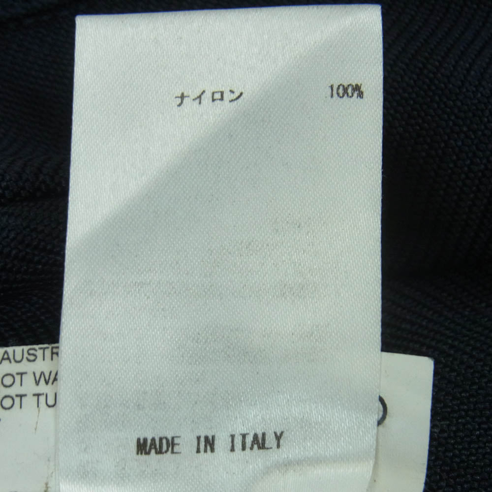 JIL SANDER ジルサンダー 15SS JSMG310431 ナイロン テーパード スラックス パンツ イタリア製 ネイビー系 46【中古】