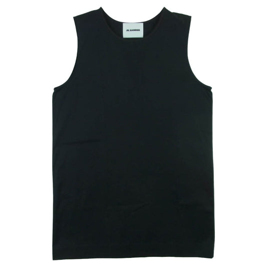 JIL SANDER ジルサンダー JSMS740727MS24380011 VEST SHIRT C1 LONG GW ノースリーブ ワンピース ブラック系 001 52【美品】【中古】