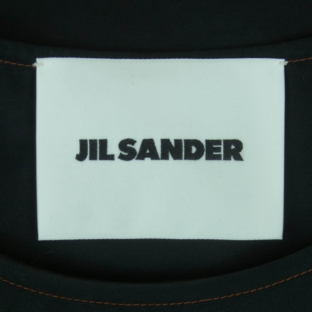 JIL SANDER ジルサンダー JSMS740727MS24380011 VEST SHIRT C1 LONG GW ノースリーブ ワンピース ブラック系 001 52【美品】【中古】