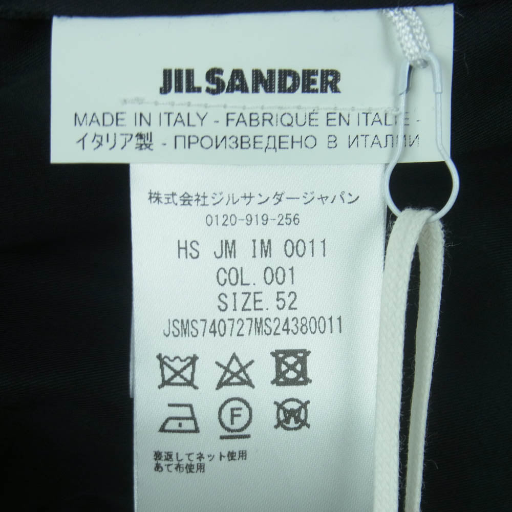 JIL SANDER ジルサンダー JSMS740727MS24380011 VEST SHIRT C1 LONG GW ノースリーブ ワンピース ブラック系 001 52【美品】【中古】