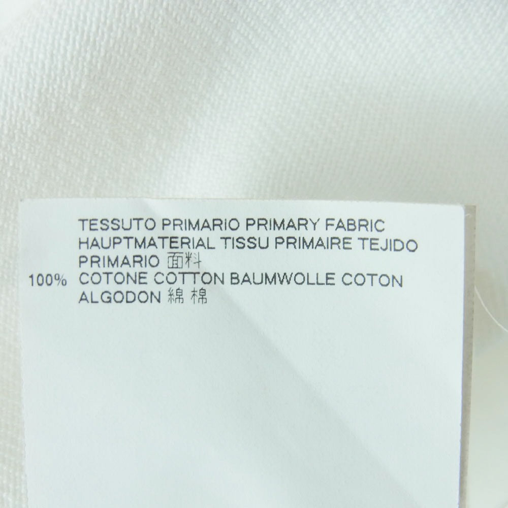 MAISON MARGIELA メゾンマルジェラ 17SS S32NC0476 MM6 エムエムシックス オーバーサイズ カットオフ 半袖 Tシャツ ARCHIVE ホワイト系 40【中古】