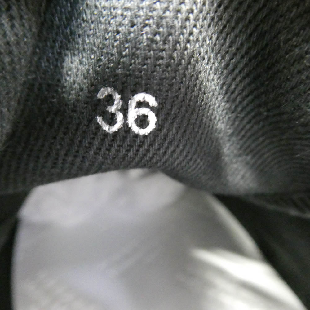 MAISON MARGIELA メゾンマルジェラ 21SS S39WS0092 キャンバス 加工 スニーカー ブラック系 36【美品】【中古】
