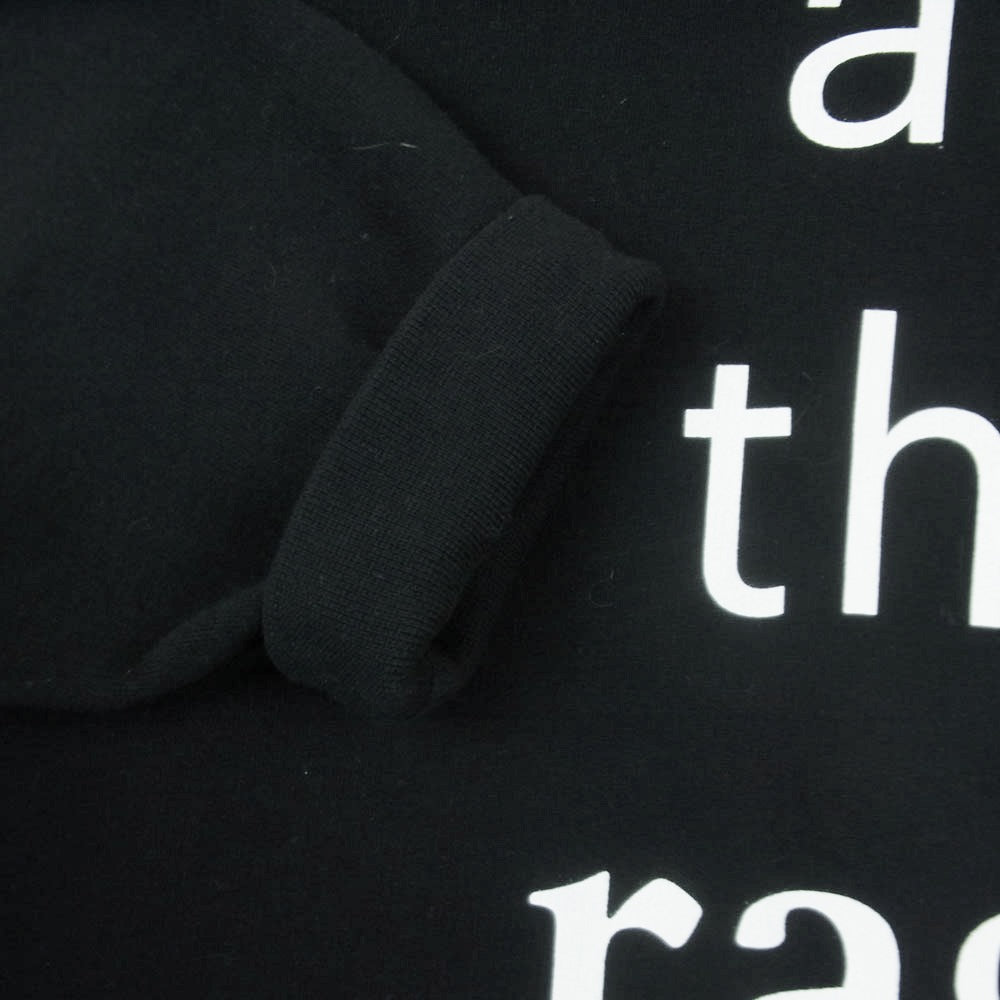 MAISON MARGIELA メゾンマルジェラ 20SS S51GU0092 反転ロゴ 四つタグ 10ライン all the rage オーバーサイズ プルオーバー スウェット トレーナー ブラック系 L【中古】