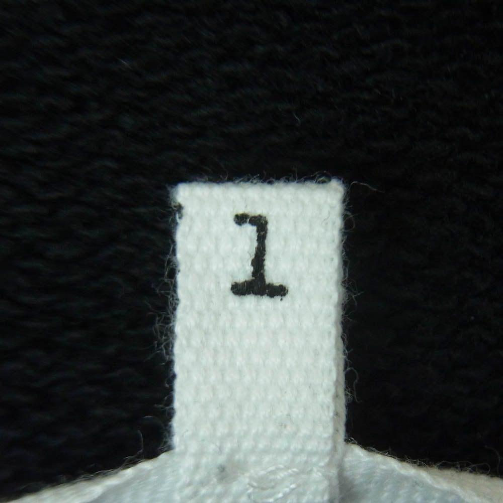 MAISON MARGIELA メゾンマルジェラ 20SS S51GU0092 反転ロゴ 四つタグ 10ライン all the rage オーバーサイズ プルオーバー スウェット トレーナー ブラック系 L【中古】