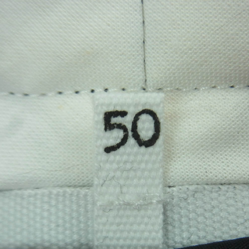 MAISON MARGIELA メゾンマルジェラ 20AW S50KA0517 四つタグ 14ライン スリム トラウザーズ スラックス パンツ チャコール系 グレー系 50【美品】【中古】