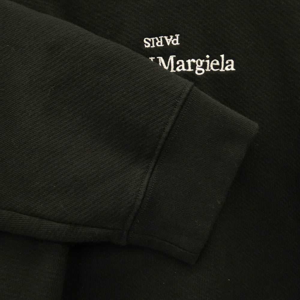 MAISON MARGIELA メゾンマルジェラ 20AW S50GU0149 反転ロゴ 四つタグ 10ライン スウェット プルオーバーパーカー ブラック系 46【中古】
