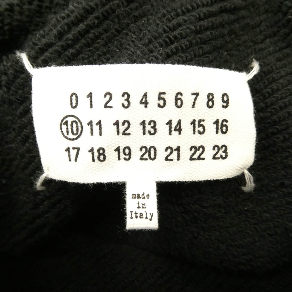 MAISON MARGIELA メゾンマルジェラ 20AW S50GU0149 反転ロゴ 四つタグ 10ライン スウェット プルオーバーパーカー ブラック系 46【中古】