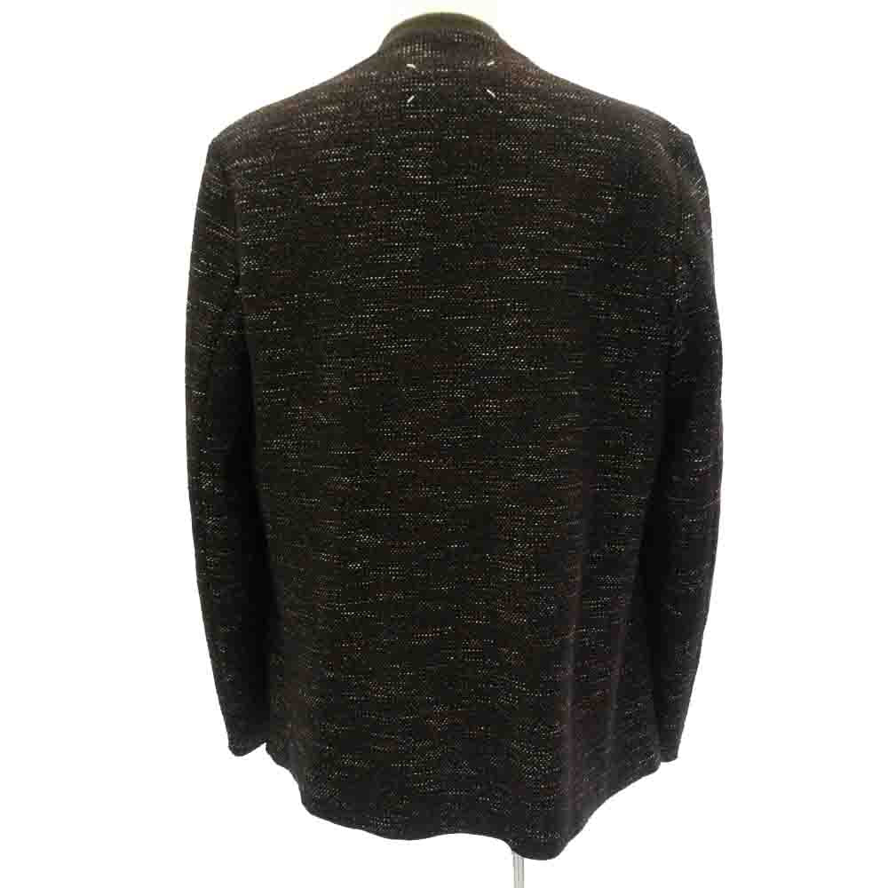 MAISON MARTIN MARGIELA メゾンマルタンマルジェラ 16AW S50BN0303 四つタグ 10ライン ノーカラー ジャケット カラーレス テーラード ジャケット ツイード マルチカラー系 50【中古】