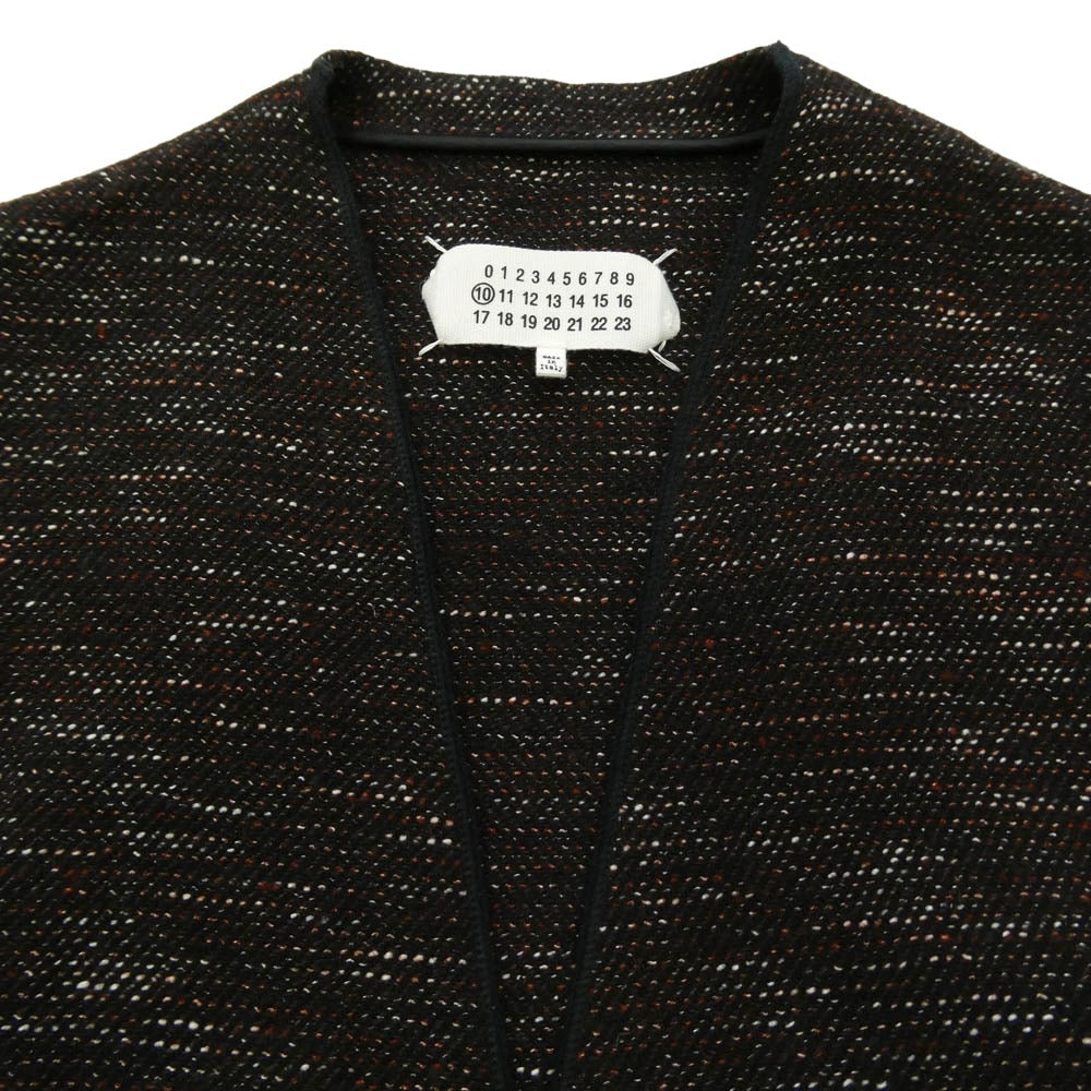 MAISON MARTIN MARGIELA メゾンマルタンマルジェラ 16AW S50BN0303 四つタグ 10ライン ノーカラー ジャケット カラーレス テーラード ジャケット ツイード マルチカラー系 50【中古】