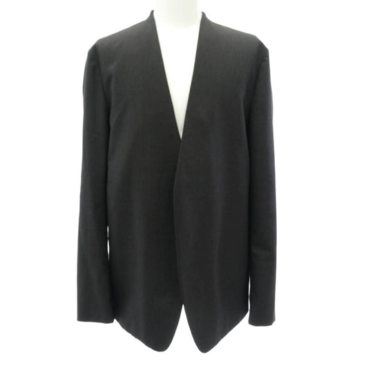 MAISON MARGIELA メゾンマルジェラ 18AW S50BN0357 四つタグ 10ライン ノーカラー ジャケット カラーレス テーラード ジャケット チャコール系 50【中古】