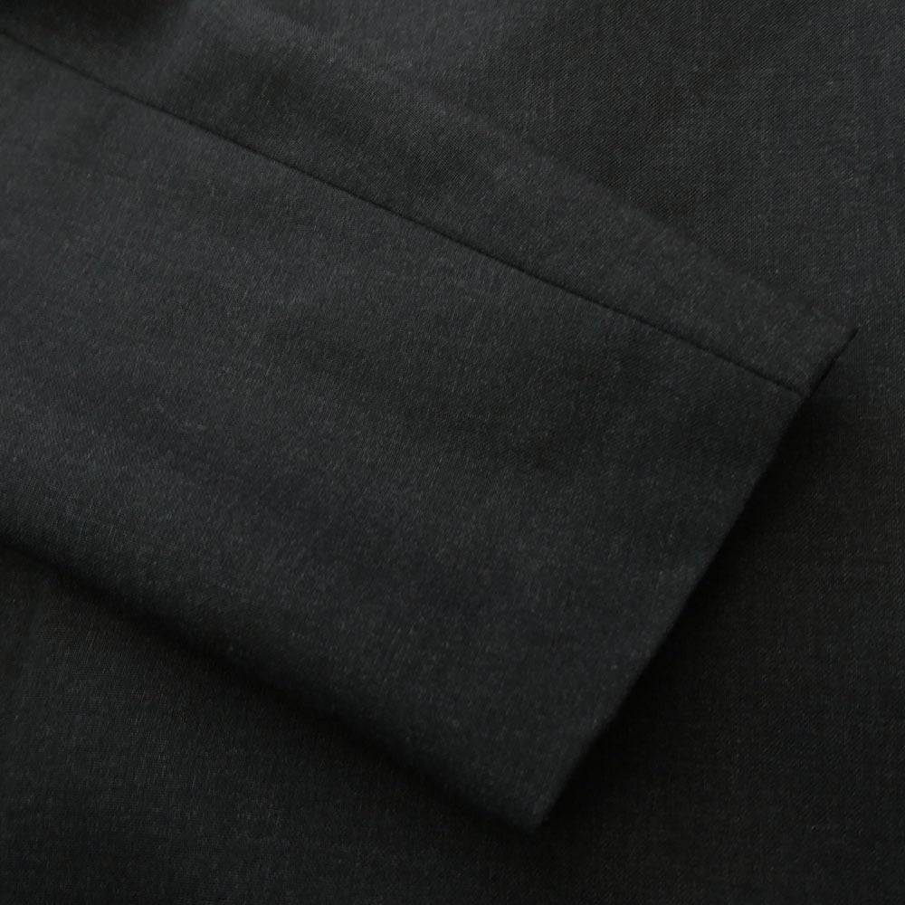 MAISON MARGIELA メゾンマルジェラ 18AW S50BN0357 四つタグ 10ライン ノーカラー ジャケット カラーレス テーラード ジャケット チャコール系 50【中古】