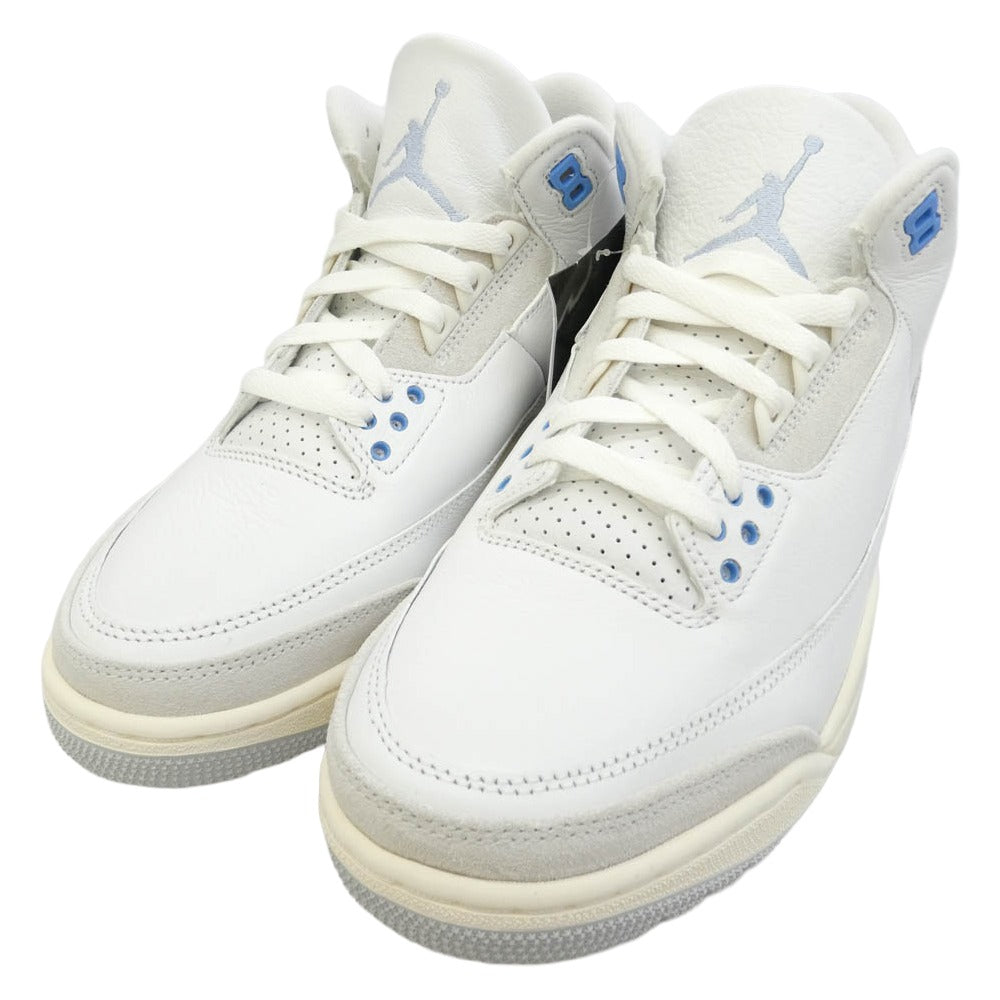 NIKE ナイキ CT8532-101 Air Jordan 3 Retro Lucky Shorts エアジョーダン3 レトロ ラッキーショーツ ローカットスニーカー ホワイト系 42【極上美品】【中古】
