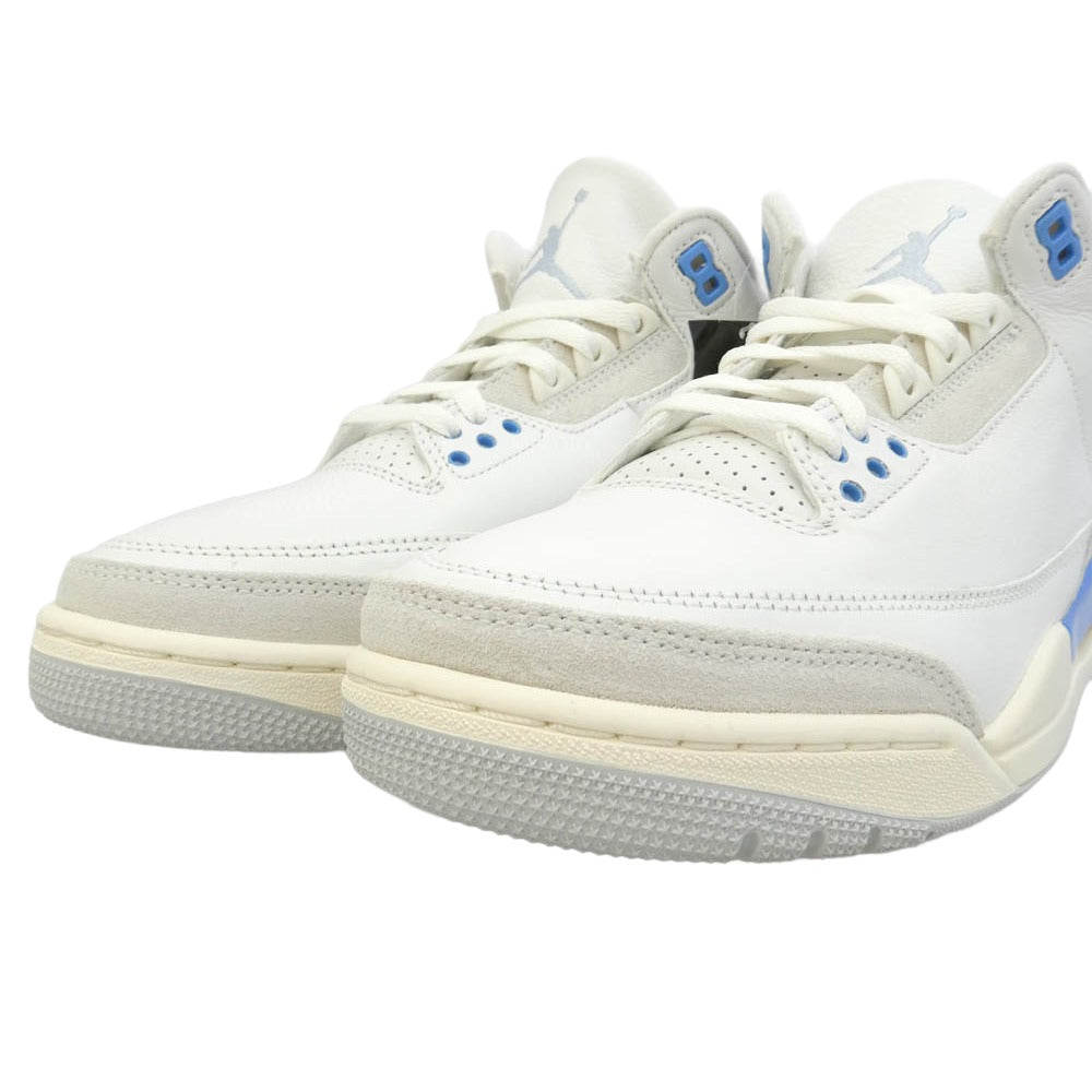 NIKE ナイキ CT8532-101 Air Jordan 3 Retro Lucky Shorts エアジョーダン3 レトロ ラッキーショーツ ローカットスニーカー ホワイト系 42【極上美品】【中古】
