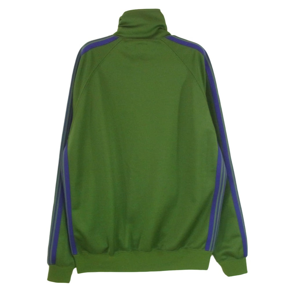 Needles ニードルス 23AW NS244 Track Jacket ロゴ刺繡 サイドライン トラック ジャケット グリーン系 M【極上美品】【中古】