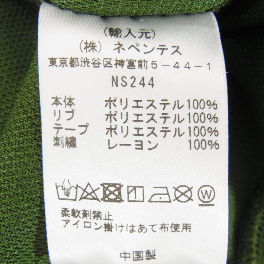 Needles ニードルス 23AW NS244 Track Jacket ロゴ刺繡 サイドライン トラック ジャケット グリーン系 M【極上美品】【中古】