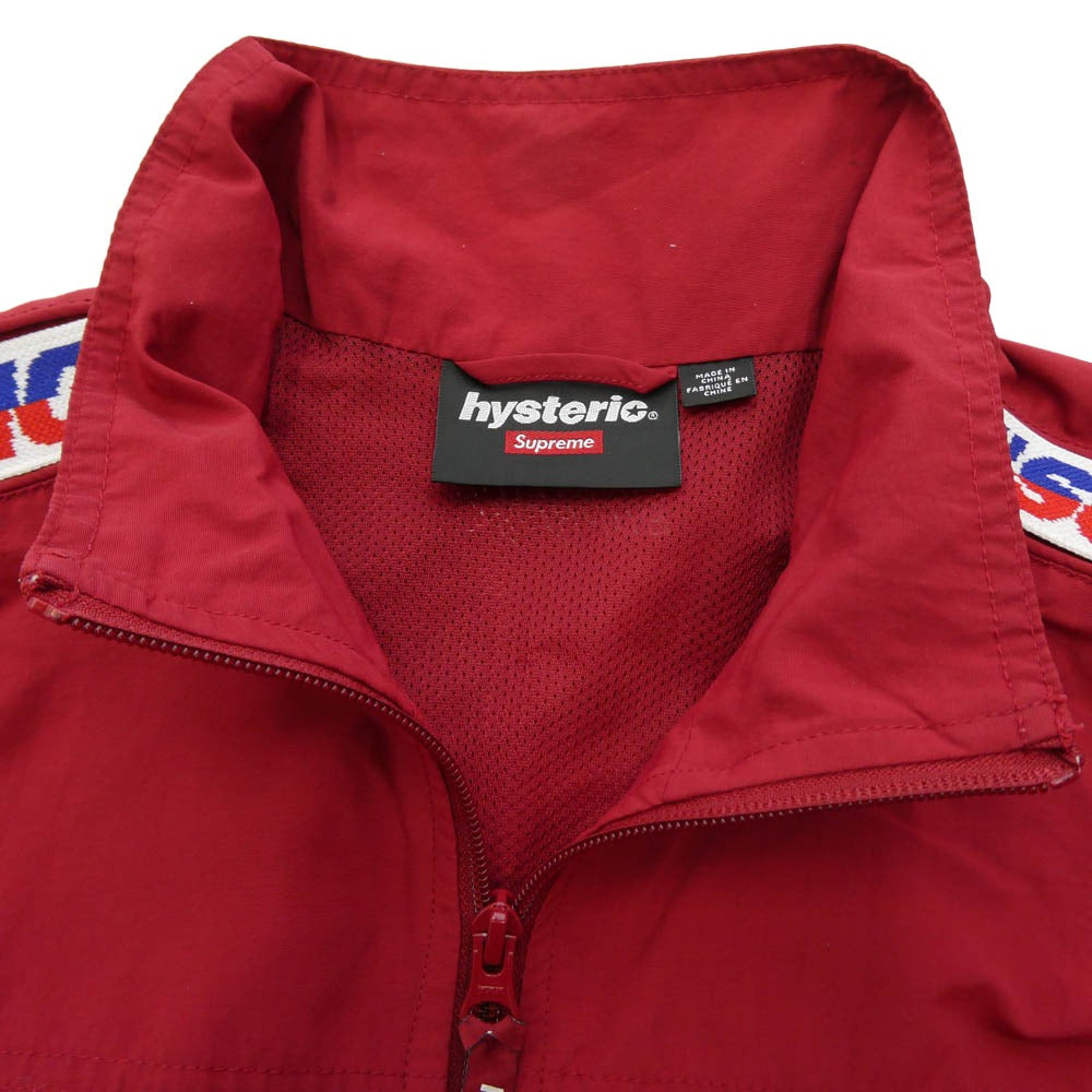 Supreme シュプリーム 24AW × HYSTERIC GLAMOUR TRACK JACKET ヒステリックグラマー トラック ジャケット レッド系 S【中古】